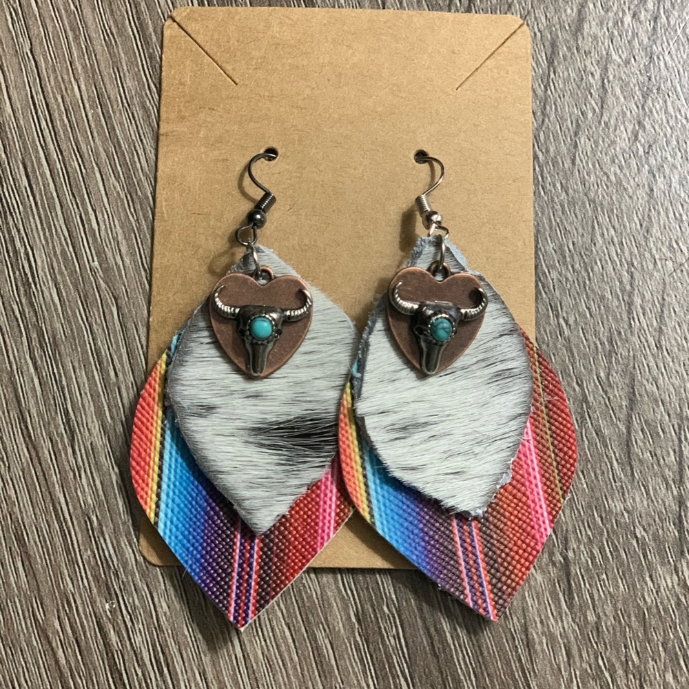 Serape earrings